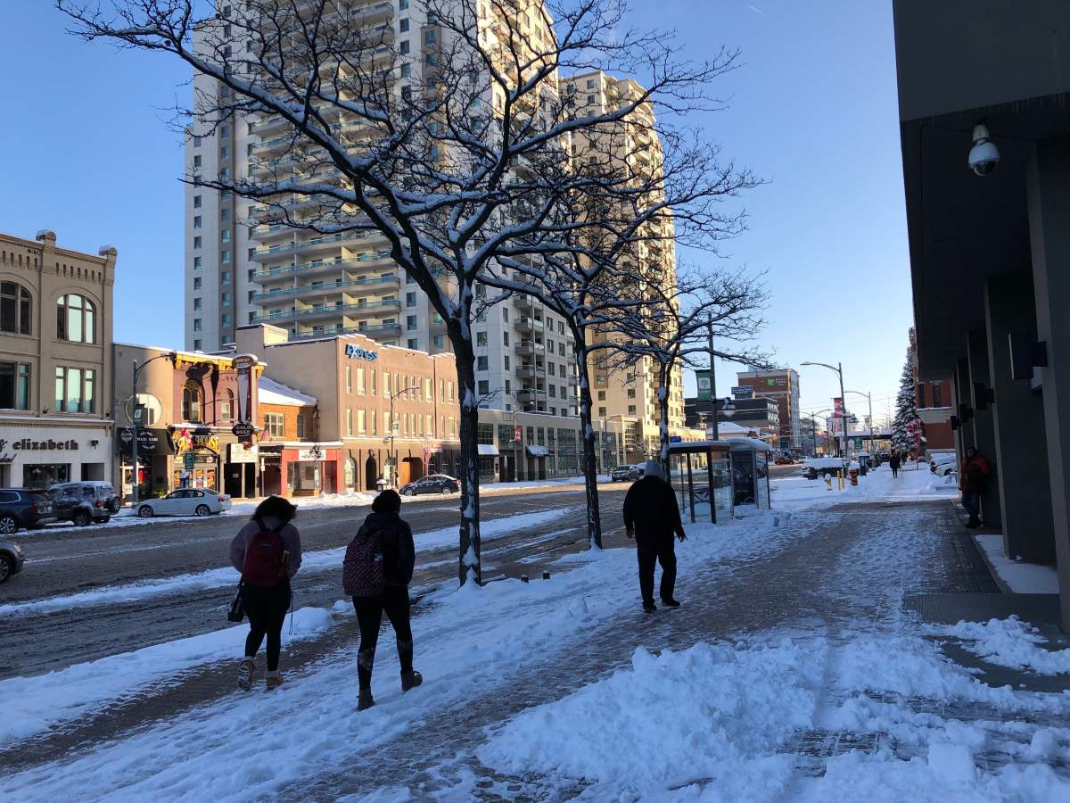 Meteorologists say Londoners can expect 10-20 cm of snow by Monday and icy roads too. .