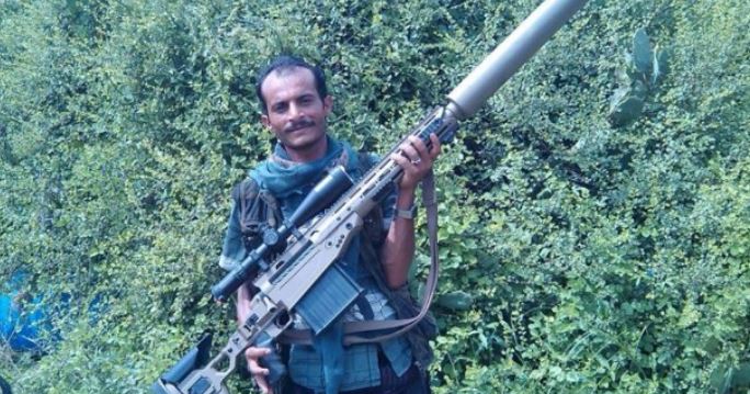An image from social media that appears to show a Canadian made LRT-3 sniper rifle. (ARES)
