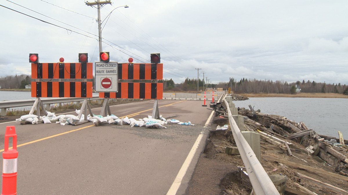 The Kouchibouguac River Bridge was closed Sept. 20 after it was deemed unsafe.