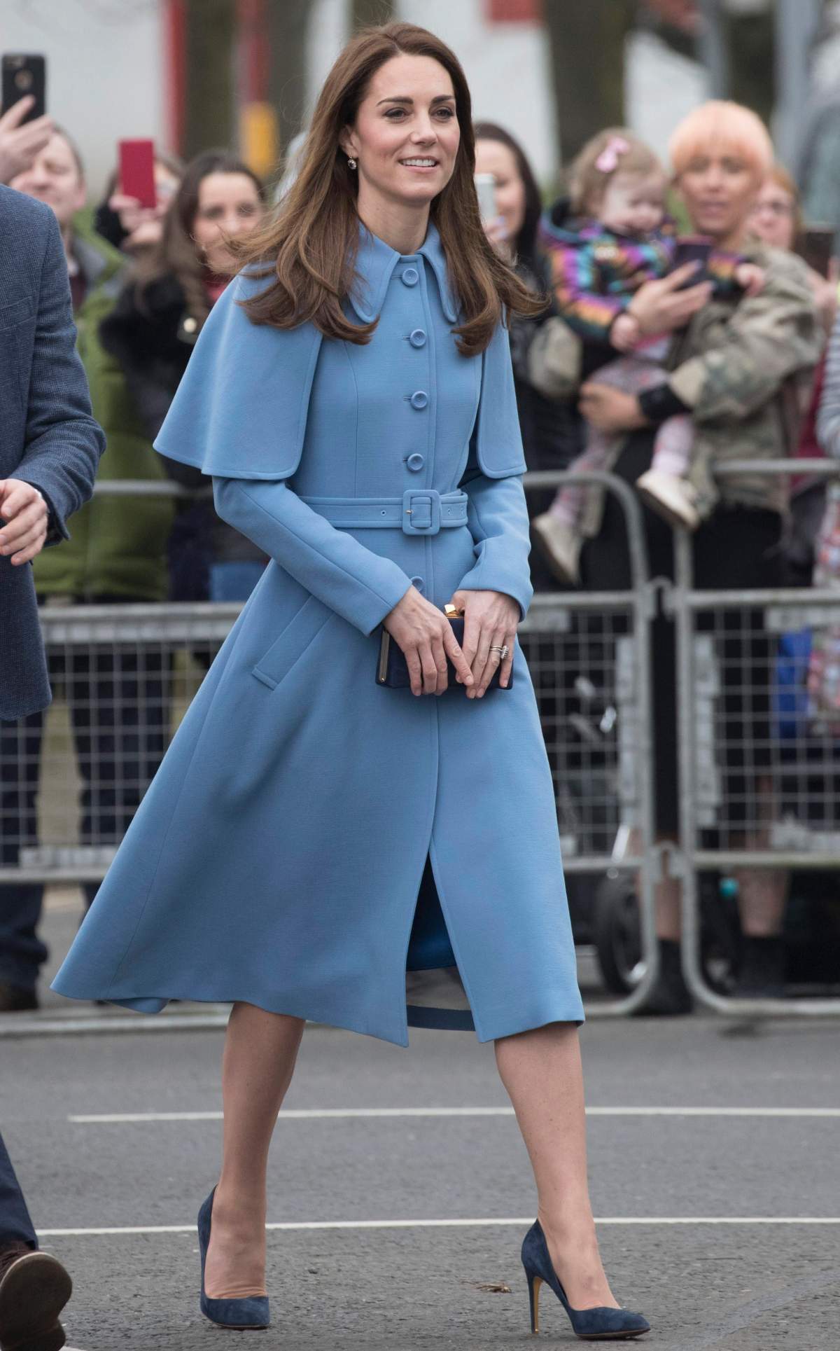 Catherine, Duchess of Cambridge visits the Empire Music Hall on Feb. 27, 2019 in Belfast, Northern Ireland. Photo by Max Mumby/Indigo/Getty Images
