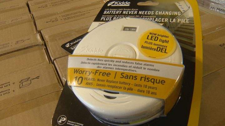 Kidde Canada, a manufacturer of fire safety products, donated 3,000 smoke alarms to the Calgary Fire Department on Monday, Dec. 16, 2019.