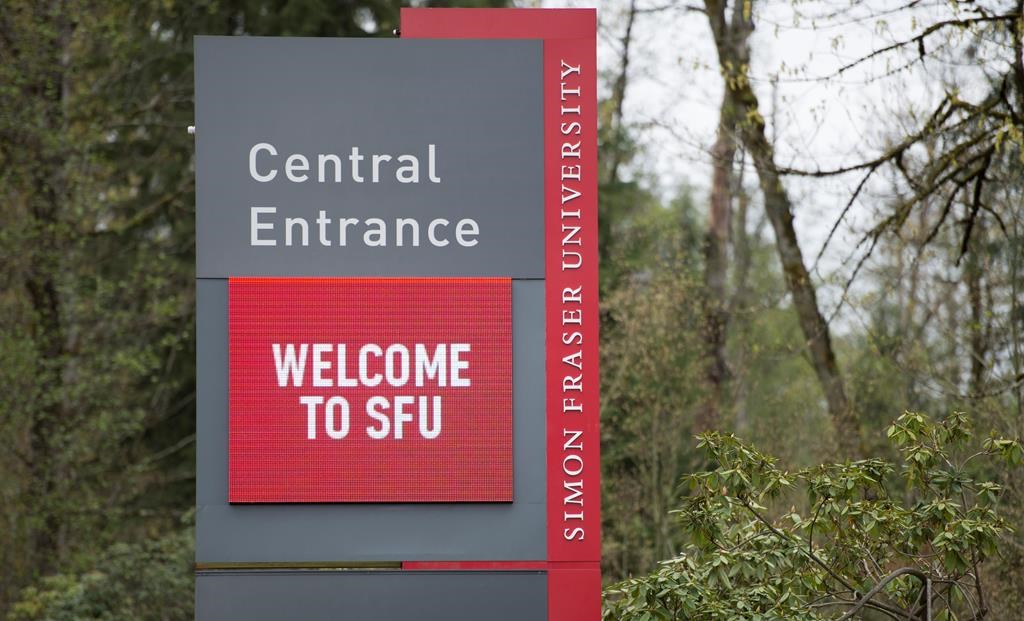 Simon Fraser University is pictured in Burnaby, B.C., Tuesday, Apr 16, 2019. THE CANADIAN PRESS/Jonathan Hayward.
