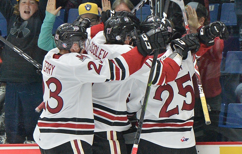 Guelph Storm of the Ontario Hockey League. 