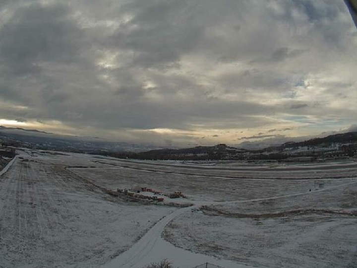 Conditions at Kelowna International Aiport on Thursday, Dec. 12, 2019. The City of Kelowna said an aircraft diverted to Kelowna because of a mechanical issue, with it landing safely at 11:20 a.m.