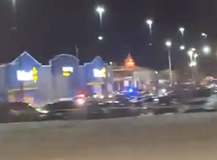 The City of Red Deer tweeted Friday night that people should avoid the area near a Wal-Mart in the south of the city because of an “incident.”