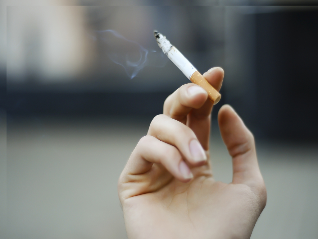 cigarette in the hand