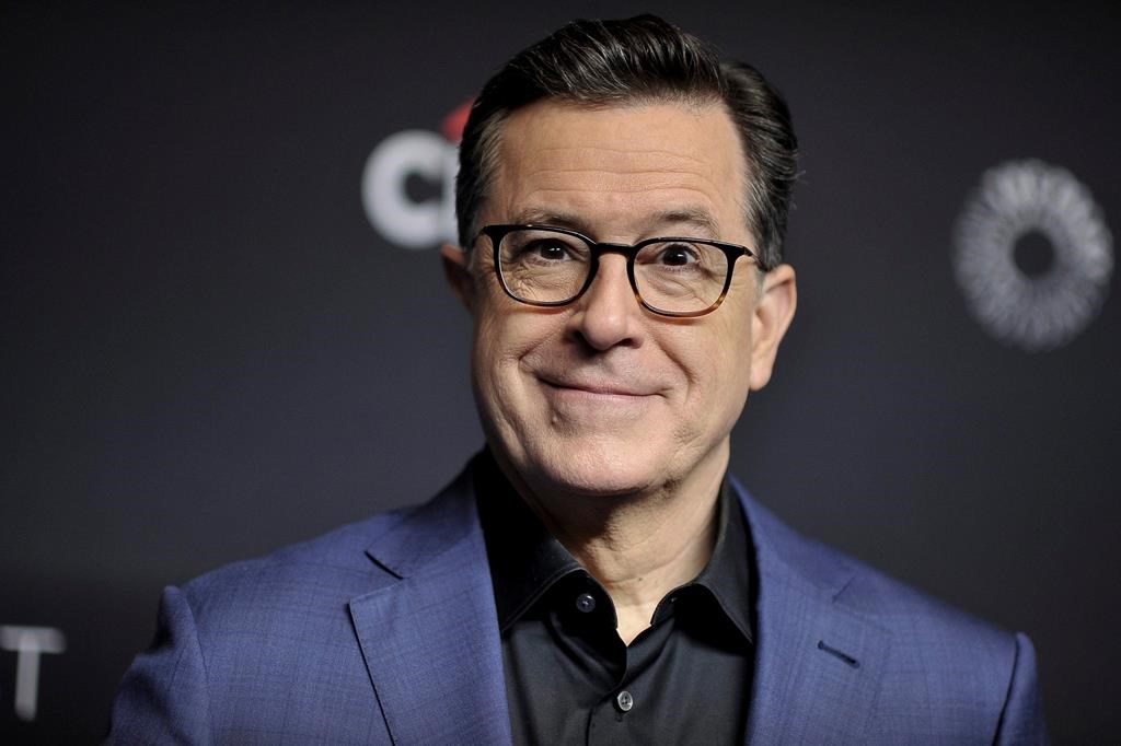 In this March 16, 2019, file photo, Stephen Colbert attends the 36th Annual PaleyFest “An Evening with Stephen Colbert” at the Dolby Theatre in Los Angeles, Calif.