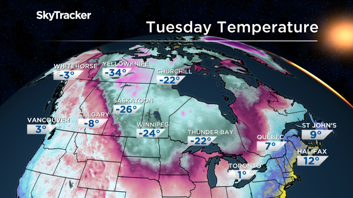 Deep freeze, extreme cold to spread across much of Canada this week - image