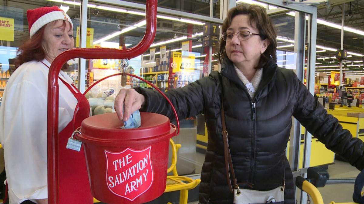 The Salvation Army says contributions to its Vancouver Kettle Campaign are down 76 per cent.