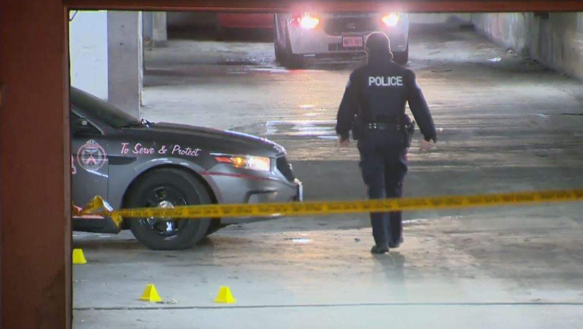 The shooting happened at an apartment building on Wingarden Court Tuesday evening.