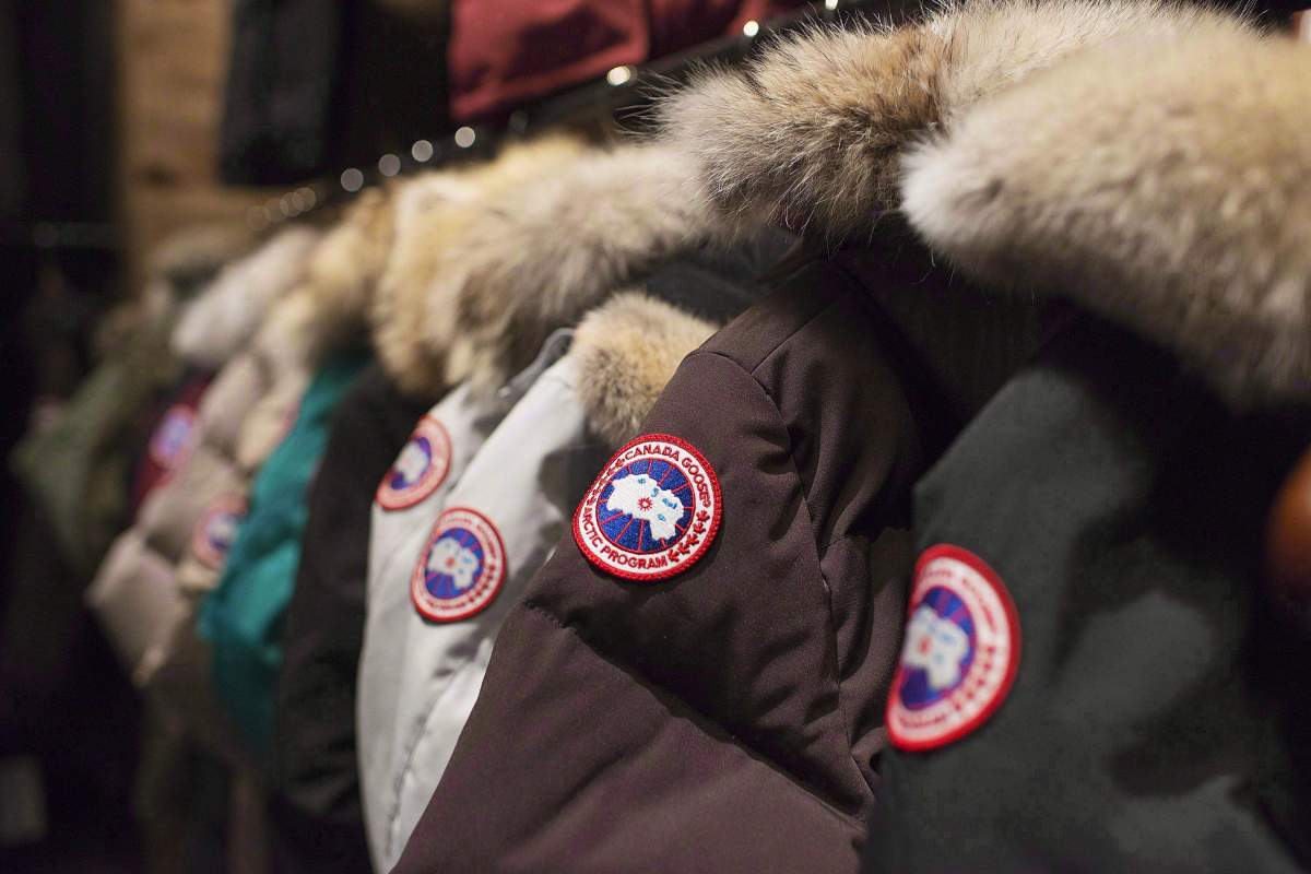 Canada Goose jackets.