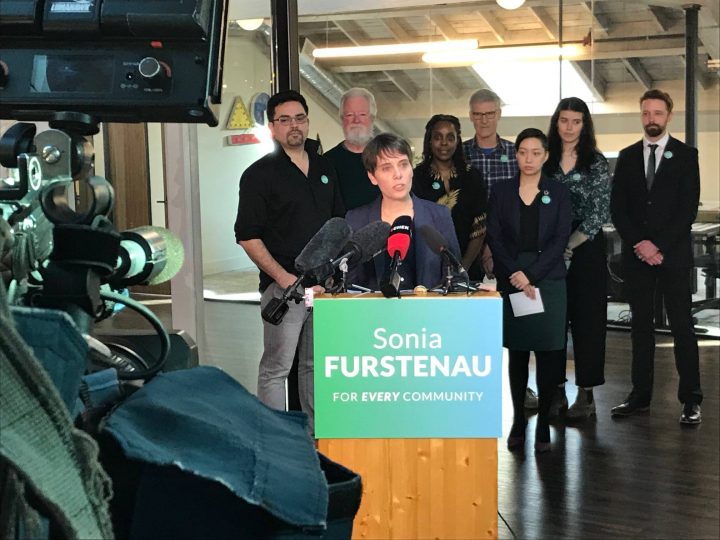 Green Party MLA Sonia Furstenau kicks off her leadership campaign.