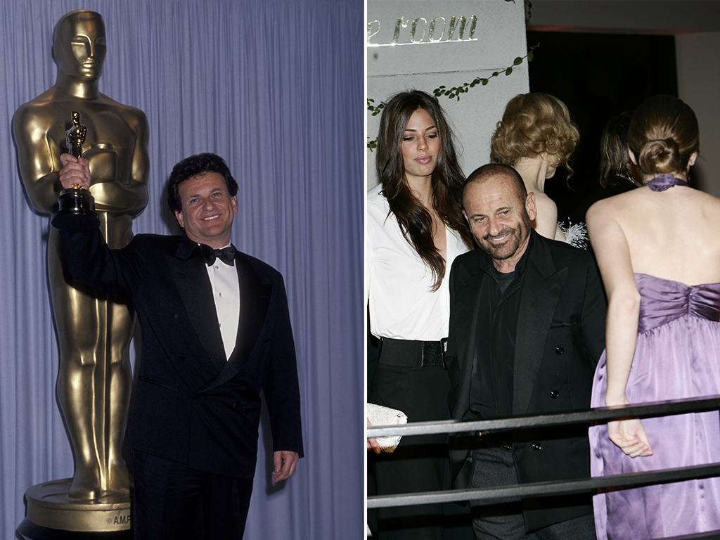 (L-R): Joe Pesci at the 63rd Annual Academy Awards in March 1991 and arriving at the 2009 Vanity Fair Oscars Party. (Photo by Ron Galella/Ron Galella Collection via Getty Images)