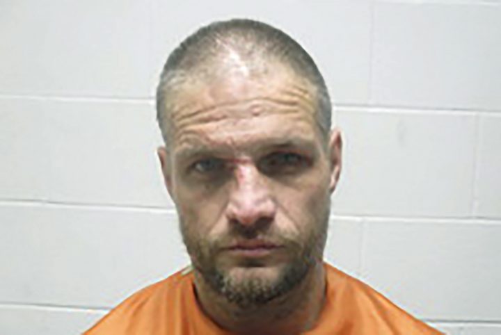 This Jan. 1, 2020, photo provided by the Creek County (Oklahoma) Sheriff's Department shows Brandon Wade Kirby. 
