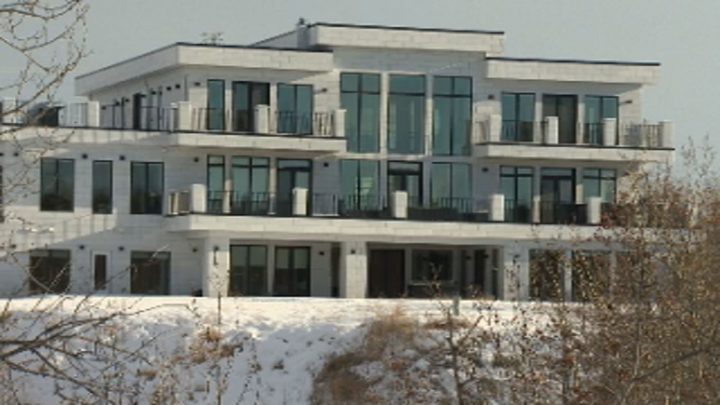 The most expensive home for sale in Calgary, located at 980 101 St SW.