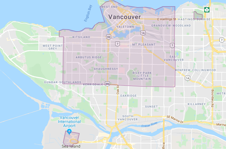 Lyft’s initial service area.