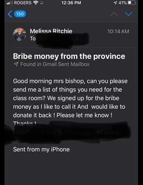 Some Ontario parents say they will donate daycare strike subsidy back to teachers, education - image