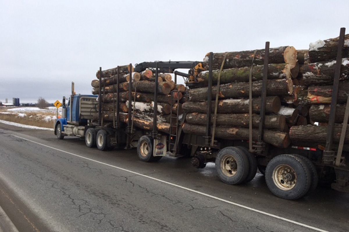 This truck lost some wheels while traversing a roundabout, according to Waterloo Regional Police.