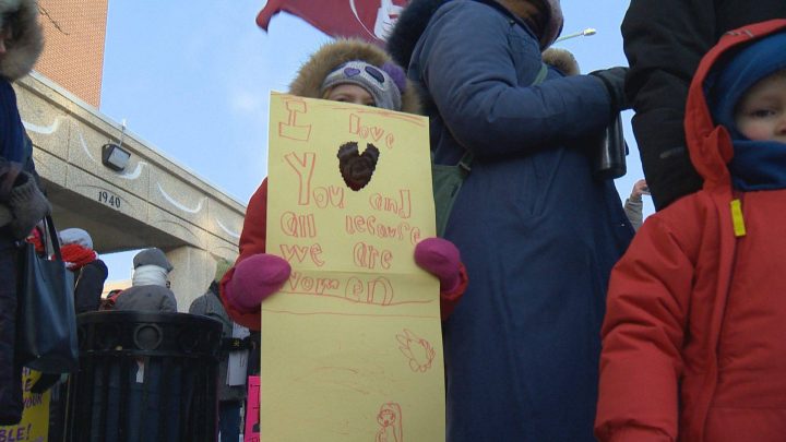 The annual march was attended by women, allies and feminists.