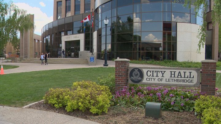 File of photo of City Hall in Lethbridge, Alberta.
