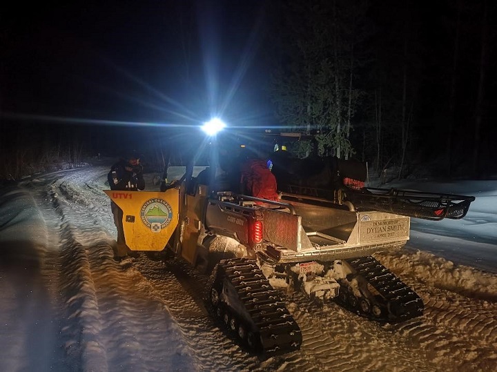 Central Okanagan Search and Rescue said a group trying to make it to Chute Lake became stuck and called friends in a recovery vehicle, which also got stuck.