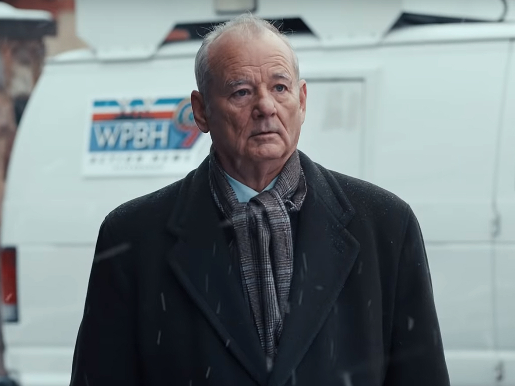 Bill Murray reprises his role as Phil Connors from ‘Groundhog Day’ (1993) in a Super Bowl LIV commercial for the 2020 Jeep Gladiator on Feb. 2, 2020.