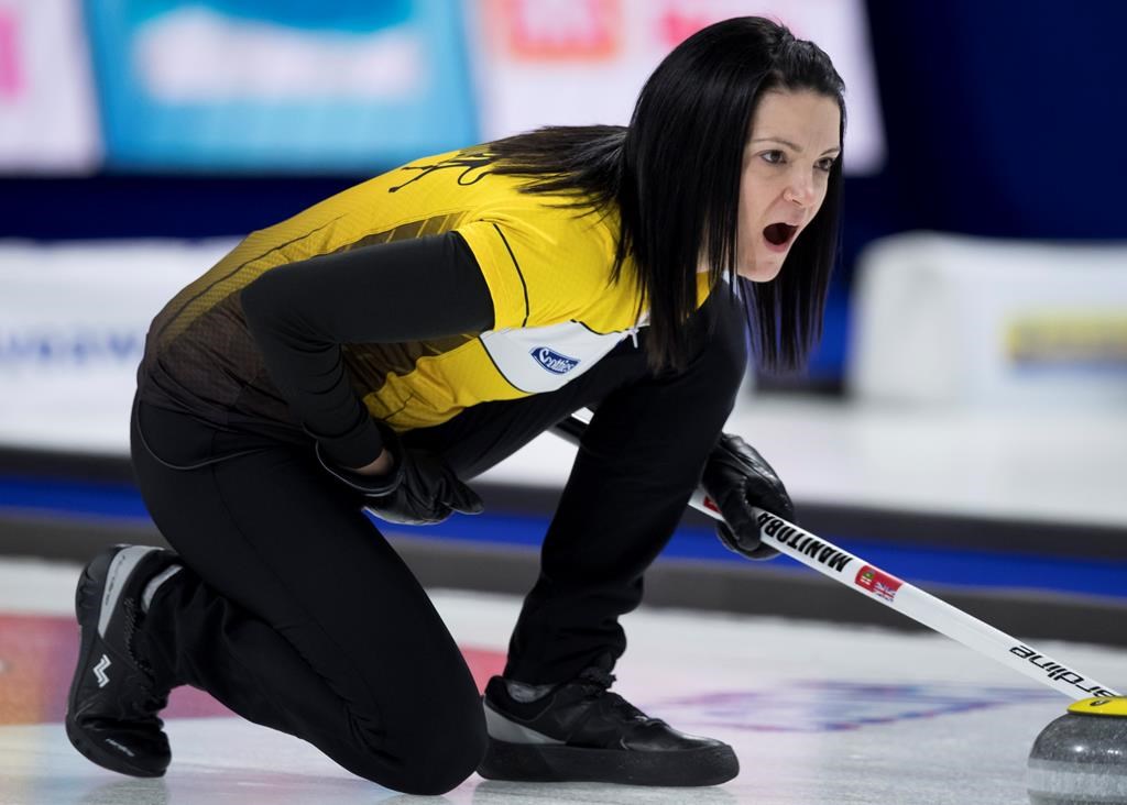 Team Manitoba skip Kerri Einarson. THE CANADIAN PRESS/Jonathan Hayward