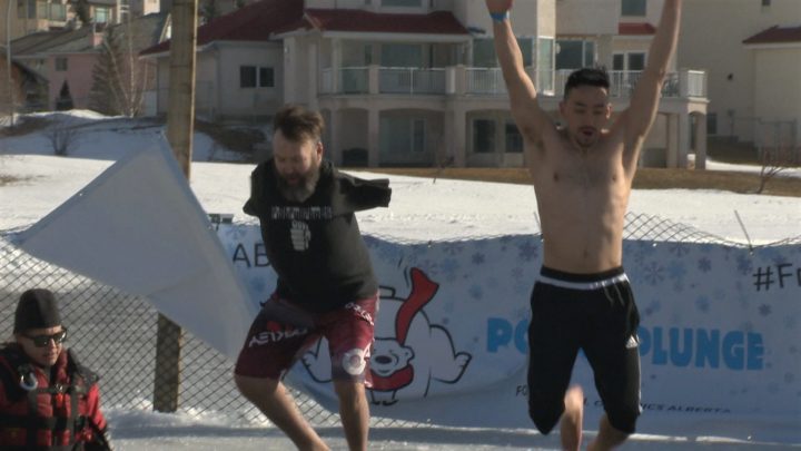 Calgary’s Polar Plunge took over Arbour Lake on Saturday, Feb. 22, 2020.