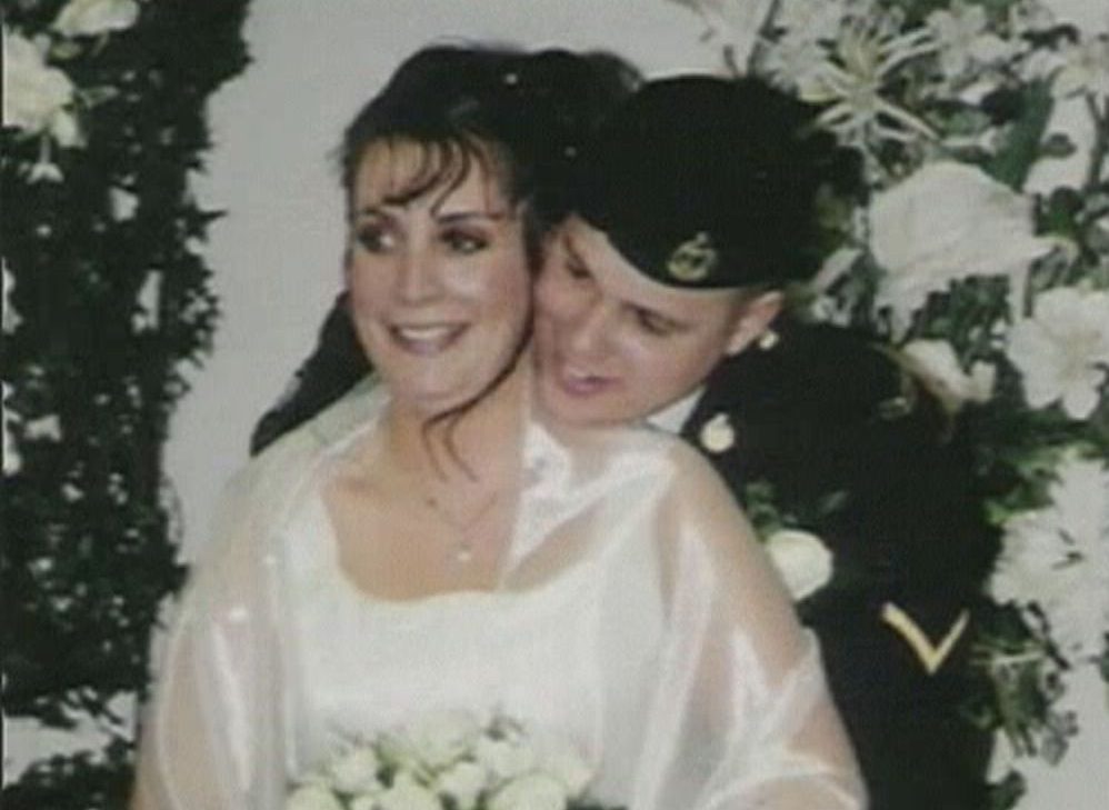 Michael and Liana White at their wedding.