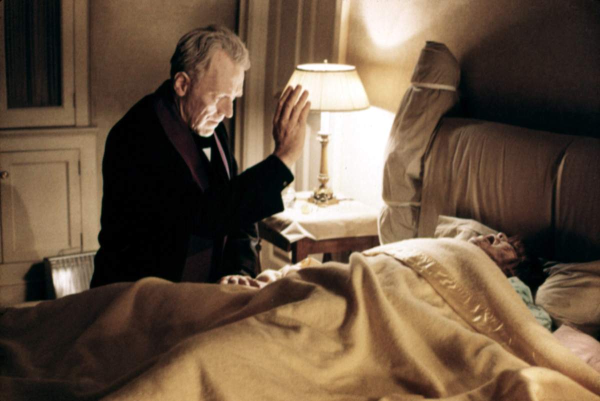 (L-R) ‘The Exorcist’, Max von Sydow, Linda Blair, 1973.