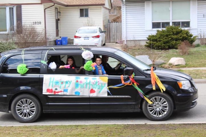 Lilly Matthews’ family organized a birthday parade to help her celebrate turning 10 years old on March 29.
