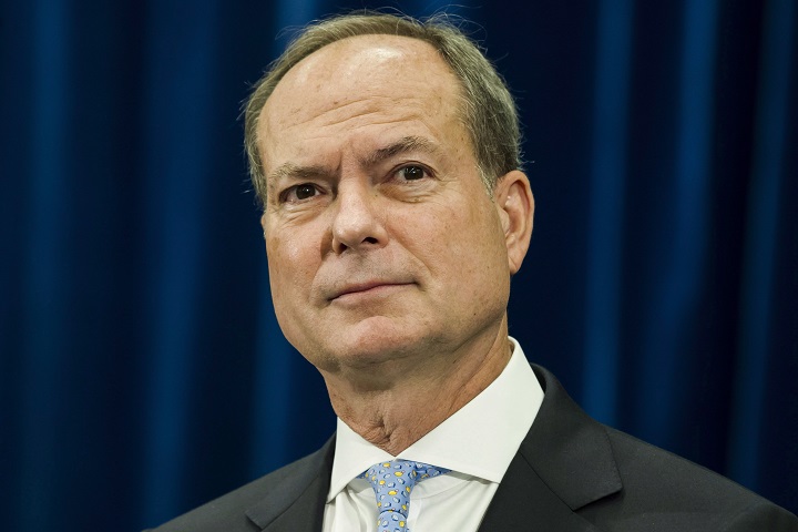 Peter Bethlenfalvy, then-President of the Treasury Board Sept. 25, 2018. THE CANADIAN PRESS/Christopher Katsarov