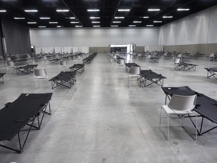 A look at how the Edmonton Expo Centre is being used for the city's homeless and vulnerable populations amid the COVID-19 pandemic.