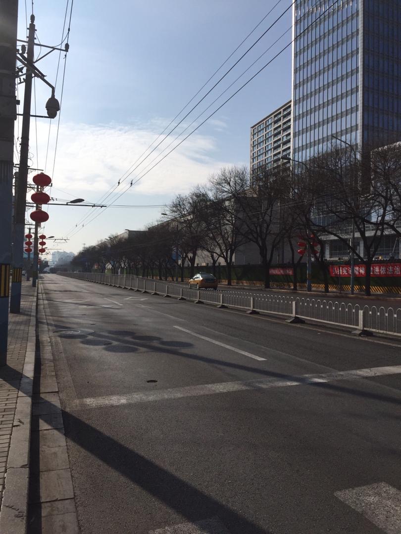 Amy says this street in Beijing is ‘typically very busy.’