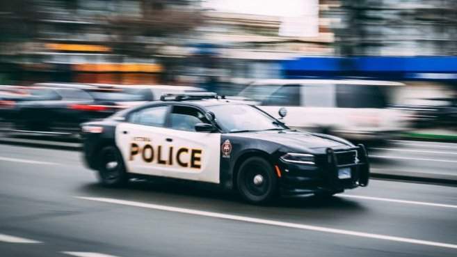 An off-duty Victoria police officer was driving on Tuesday May 4 when they saw a shirtless man harassing and yelling at some people.
