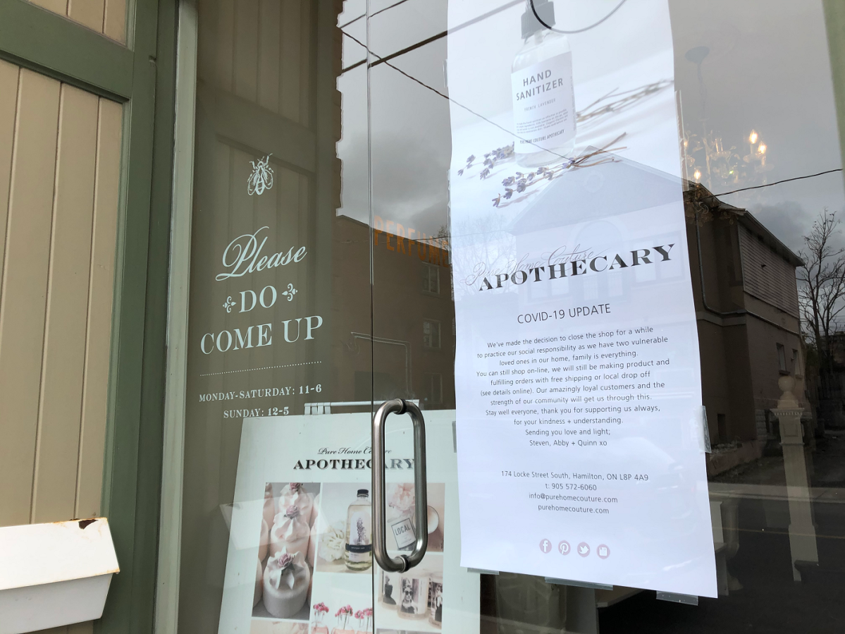 Pure Home Couture on Locke Street was among Hamilton’s many small businesses that closed its brick-and-mortar store amid the COVID-19 pandemic.