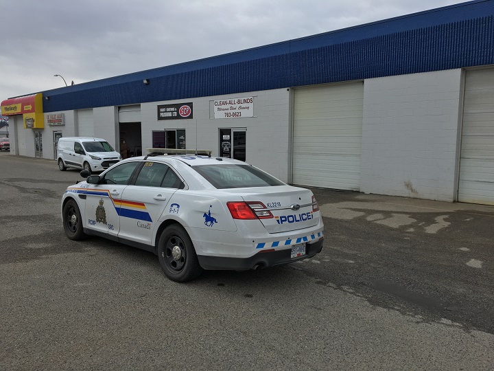 The Kelowna Fire Department responded to a blaze on Enterprise Way Thursday morning.