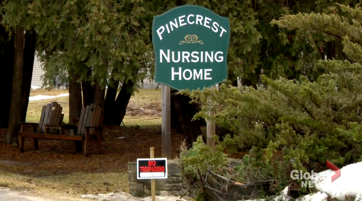 A new COVID-19 outbreak has been declared at Pinecrest Nursing Home in Bobcaygeon.