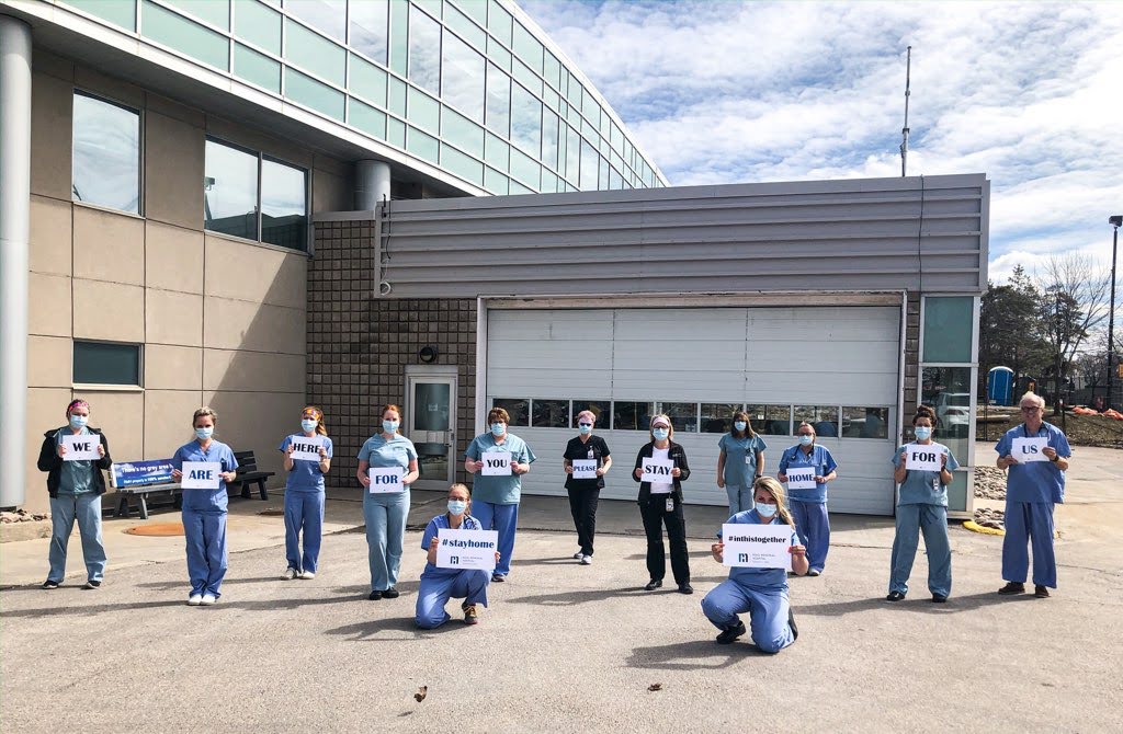 The emergency room team at Ross Memorial Hospital in Lindsay share an important message.