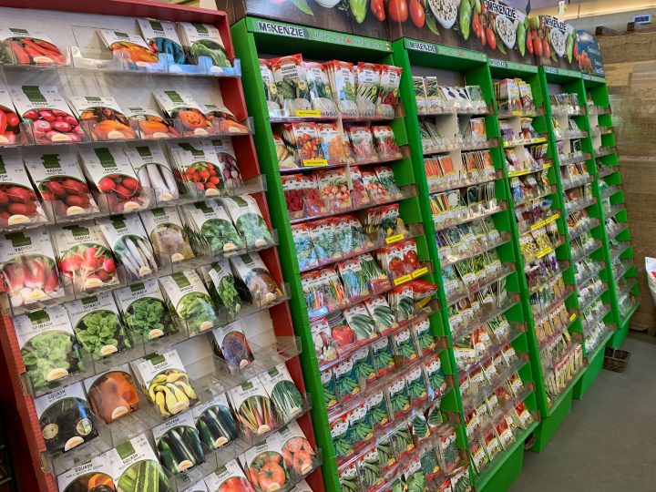 Seed selection at Ellerslie Gift and Garden in south Edmonton.