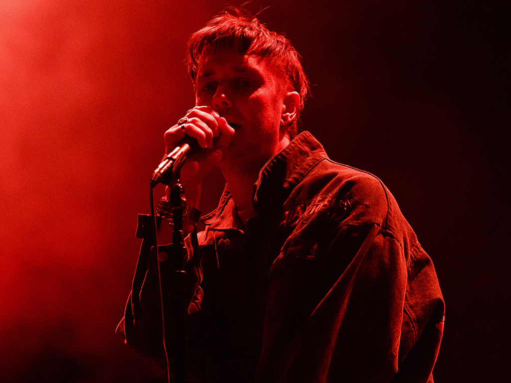Julian Casablancas of The Strokes performs on stage at Pepsi Live at Rogers Arena on March 5, 2020 in Vancouver.