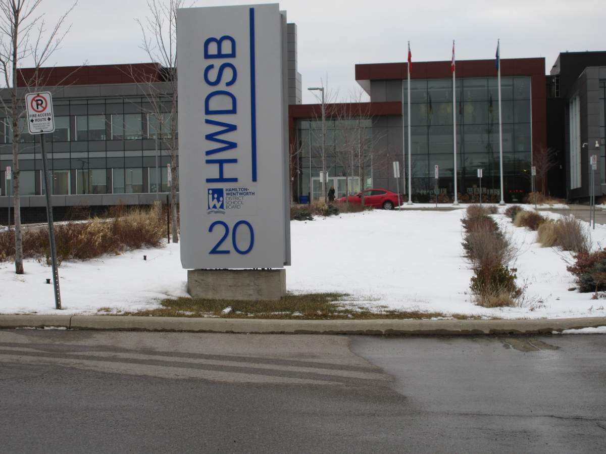 The Hamilton-Wentworth District School Board at 20 Education Court in Hamilton, Ontario.