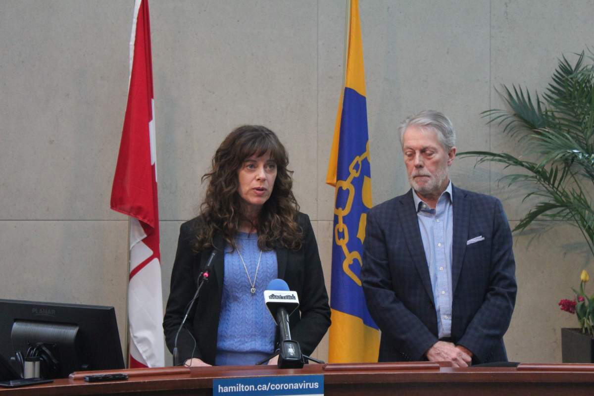 Medical Officer of Health Dr. Elizabeth Richardson, seen here during the early days of the COVID-19 pandemic, is among Hamilton's 2021 Women of Distinction.