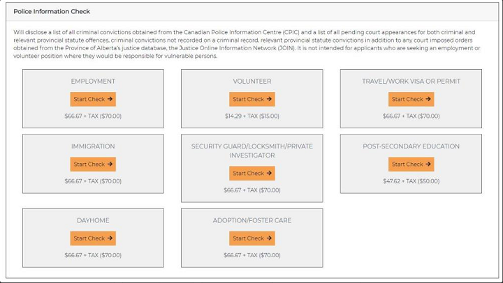 Starting April 6, Edmontonians looking for a criminal record check can do so on the Edmonton Police Service website.