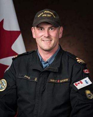 Sub-Lt. Matthew Pyke, Naval Warfare Officer.