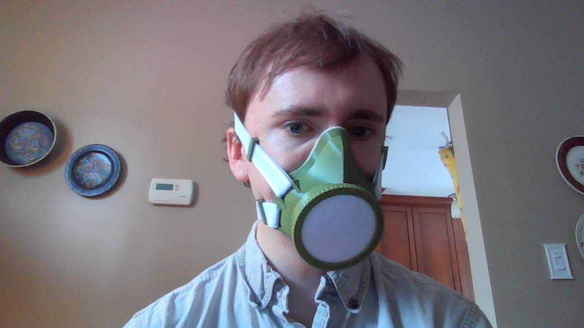 USask engineering team testing prototype 3D-printed N95 masks