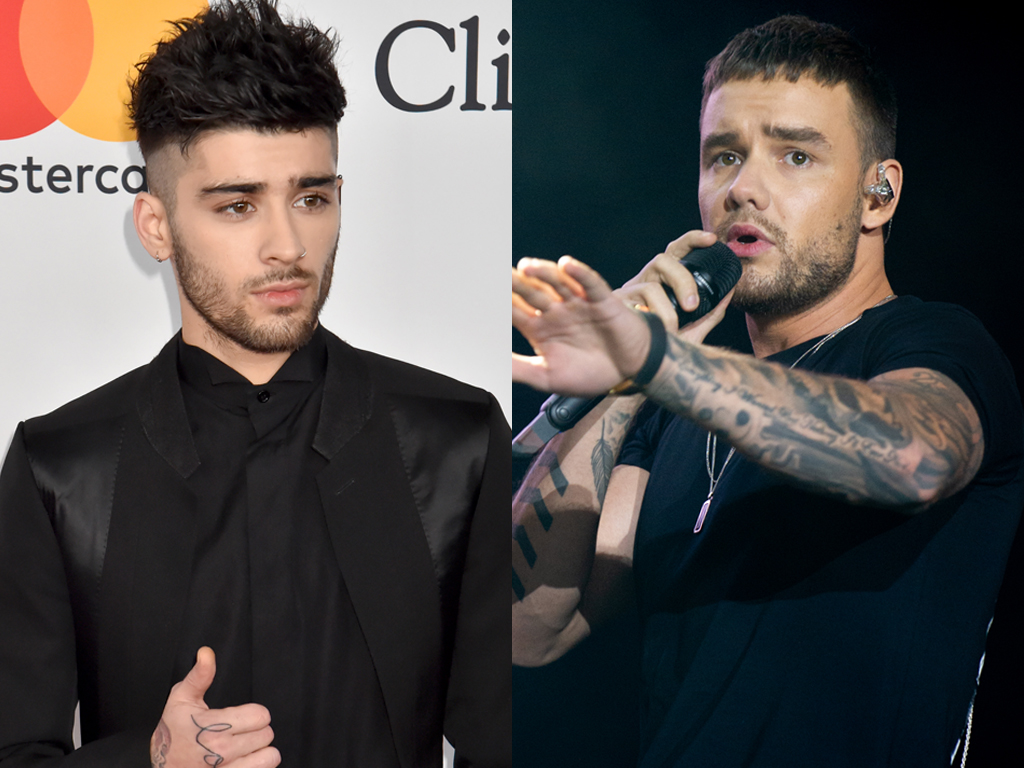 (L-R) Zayn Malik and Liam Payne, both formerly of One Direction.