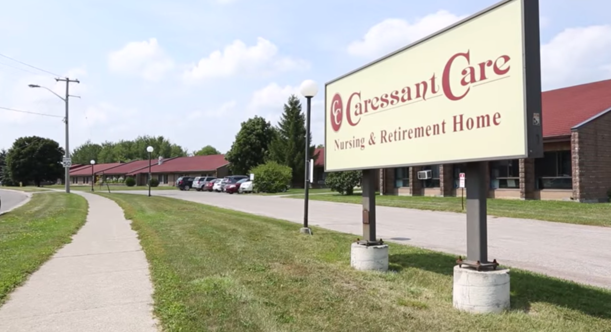 Caressant Care in Lindsay is among several facilities where the regional health unit has declared a coronavirus outbreak.
