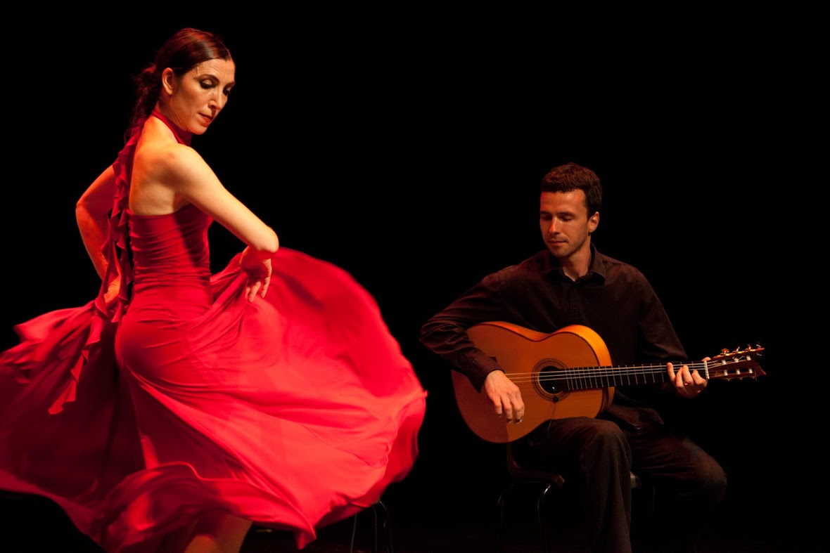 Maria Osende, a professional dancer and owner of Maria Osende Flamenco Co.