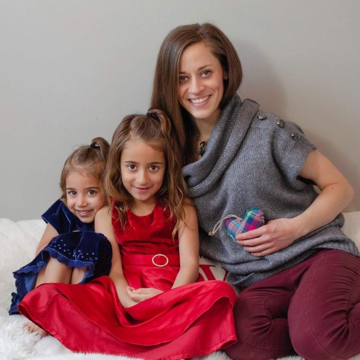 Lily, Bella and Melissa Desrosiers.